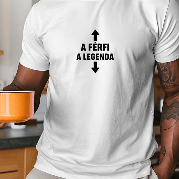 A "legenda" póló férfiaknak