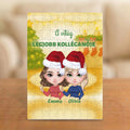 A világ legjobb kolléganője – karácsonyi kolléganős puzzle 2–4 figurával és nevekkel