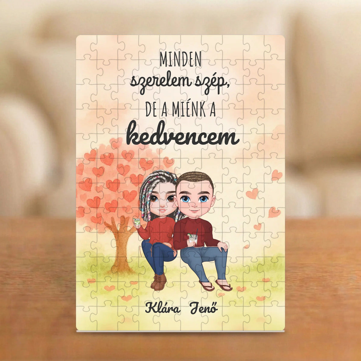 Minden szerelem szép, de a miénk a kedvencem – Valentin-napi páros puzzle