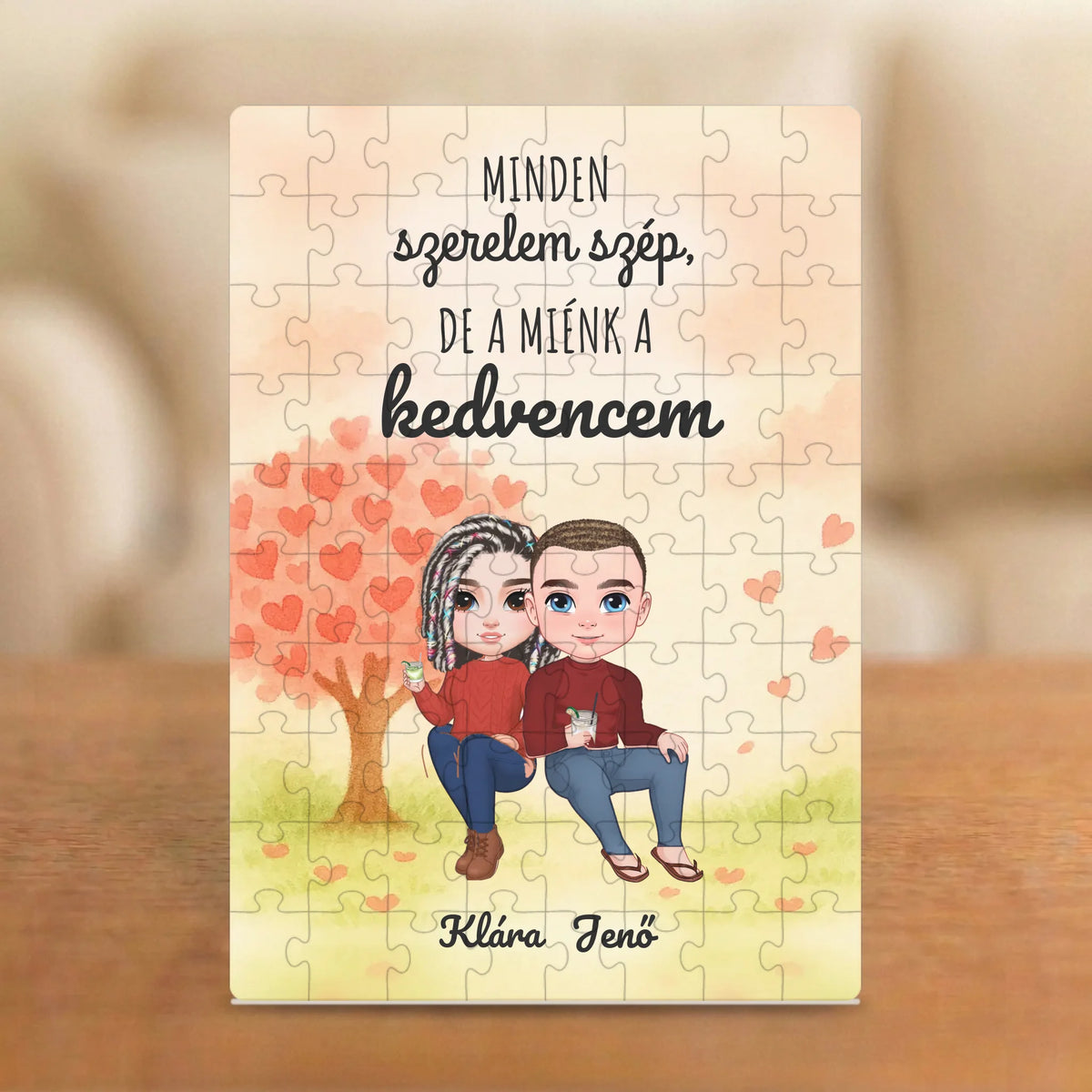 Minden szerelem szép, de a miénk a kedvencem – Valentin-napi páros puzzle